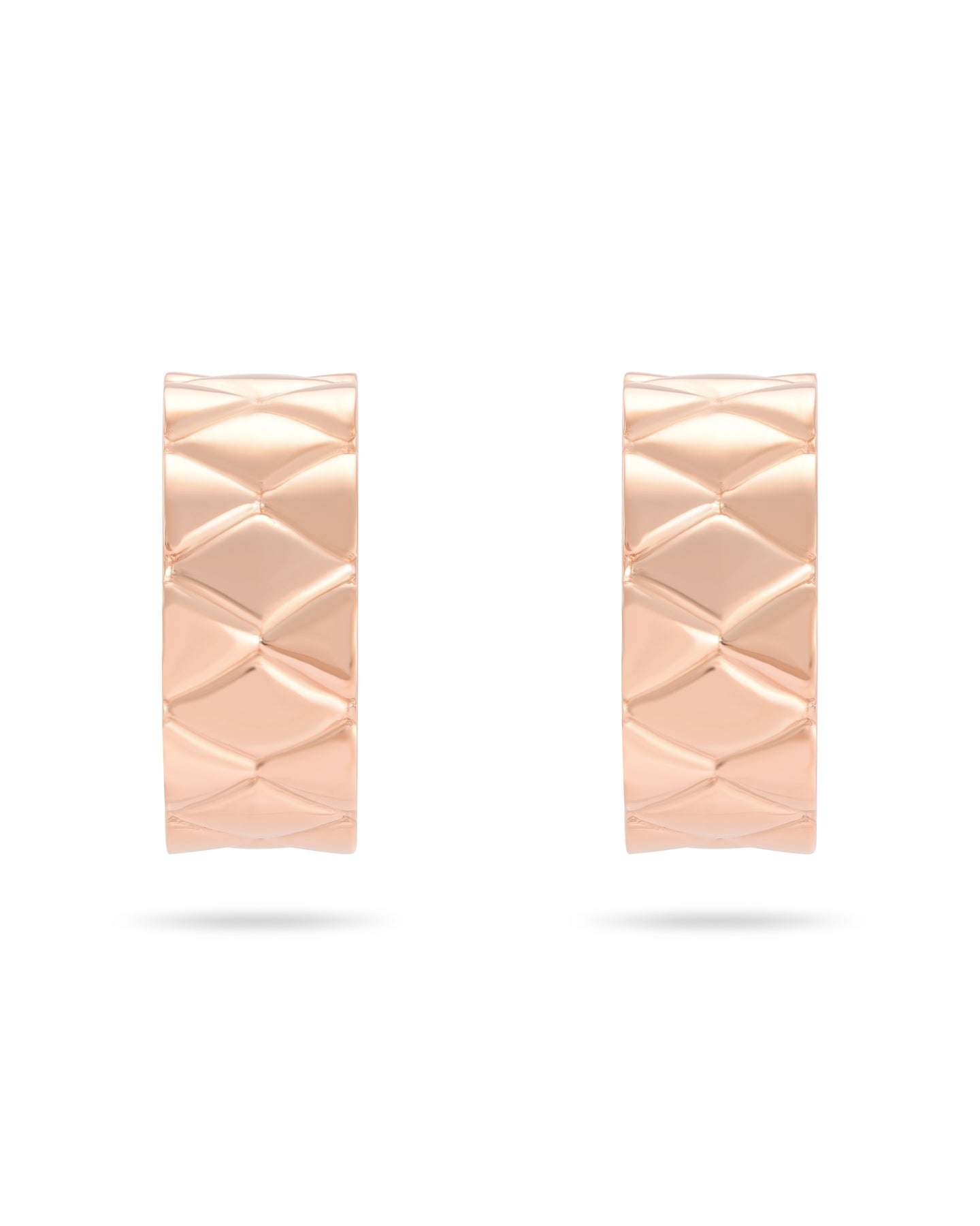 Signature Loop Earrings - Rose Gold